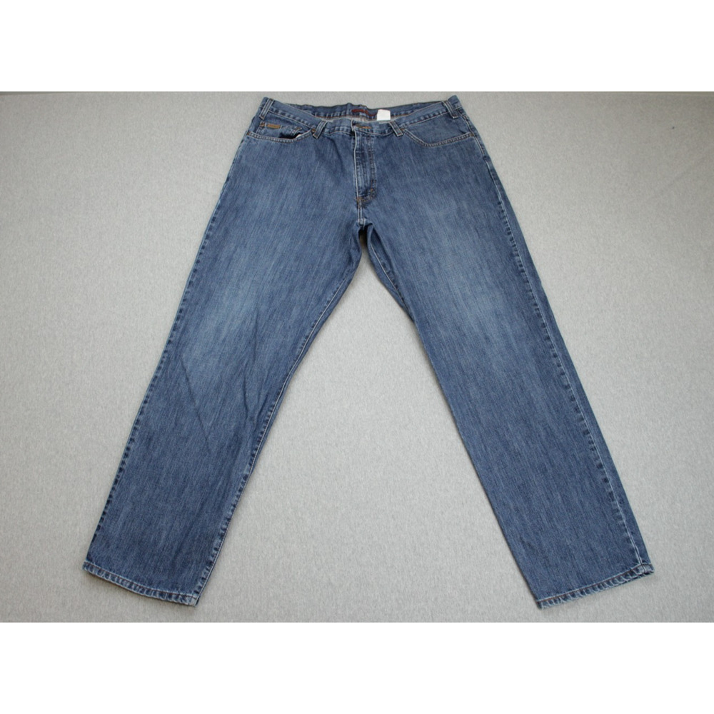 Eddie Bauer Jeans Mens 40 x 32 Blue 100% Cotton Premium Classic Fit Straight